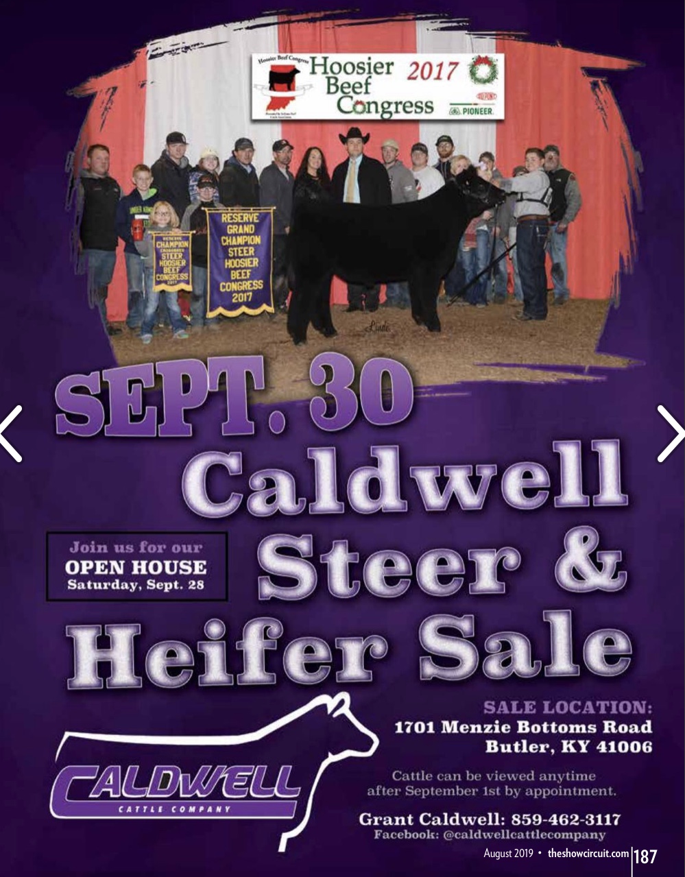 Caldwell Cattle Co. Private Treatyon Farm 9.30.19 Lautner Farms