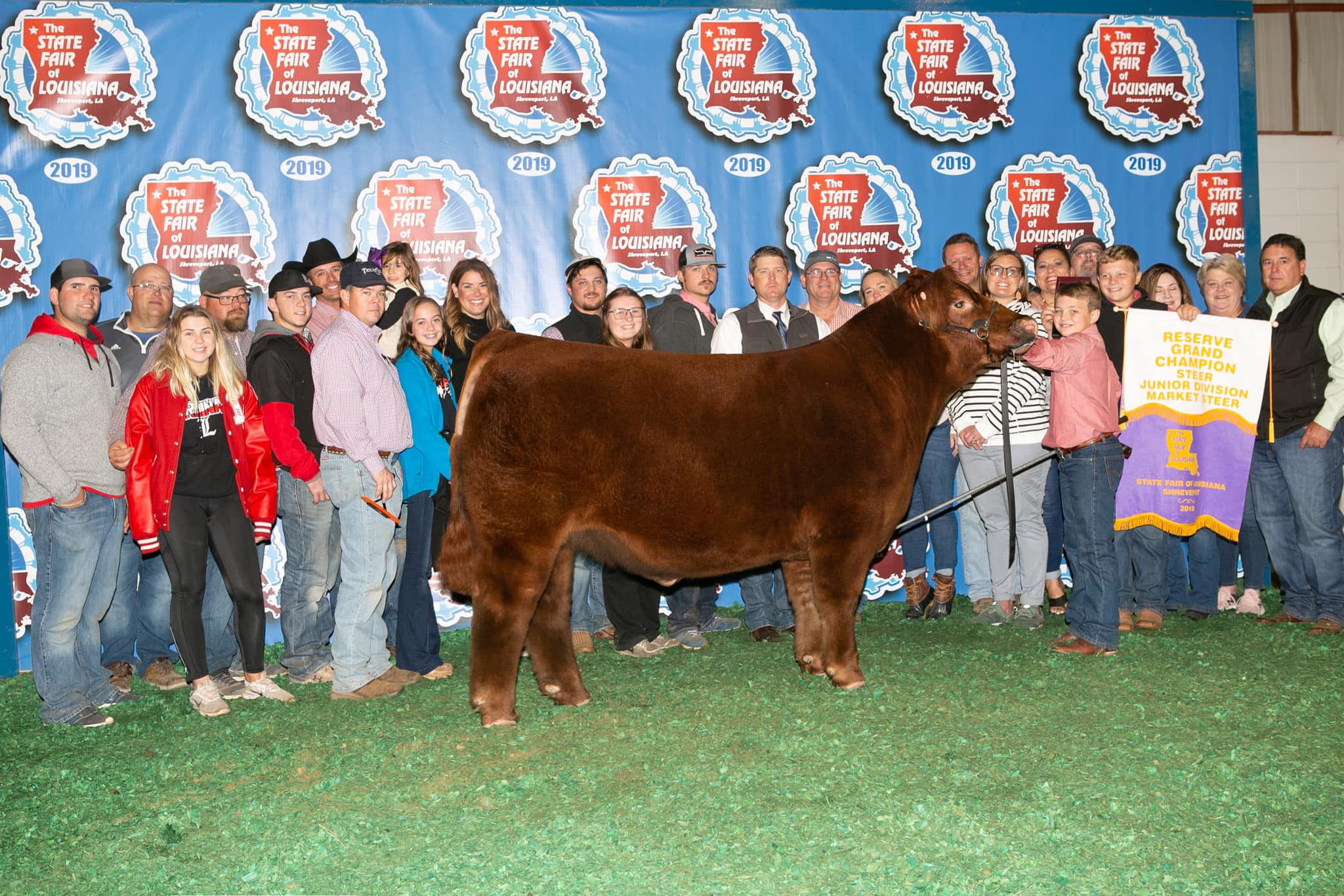 Gage Hayes first big win at the Louisiana State Fair with the Reserve