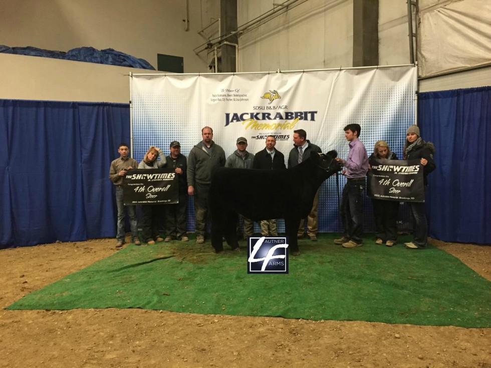 Jackrabbit Memorial Top 5 Steers Ring B Lautner Farms